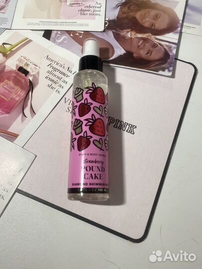 Спрей для телас шиммером Bath and Body works