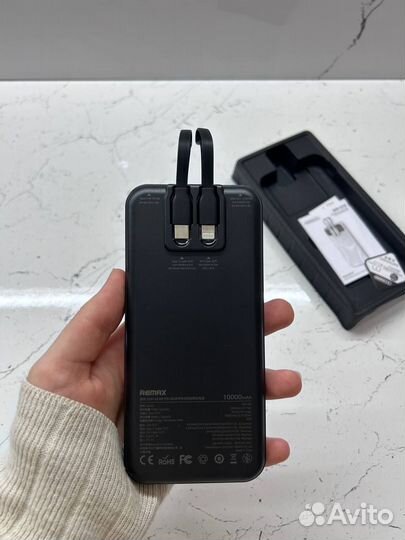 Повербанк Remax RPP-619 + Быстрая зарядка + Кабеля