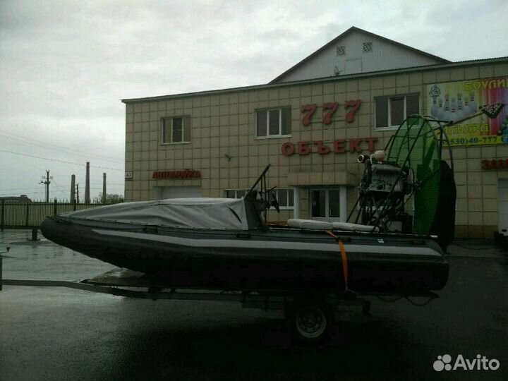 Аэролодка Нерпа с двигателем suzuki g16а