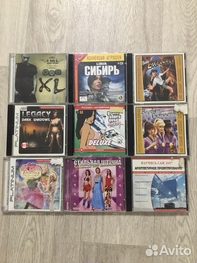 Компьютерная игры CD и музыкальные диски cd