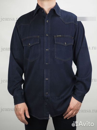 Рубашка Boss полиринг чернильная, размеры 50-60