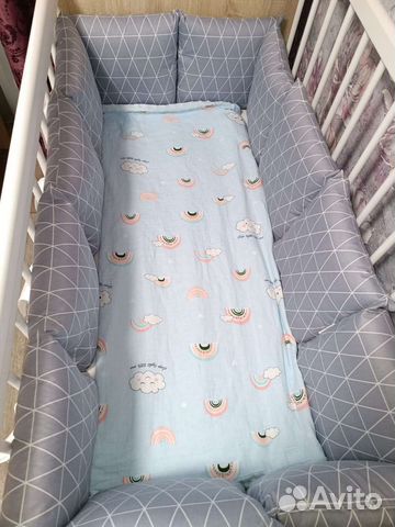 Бортики в детскую кроватку новые