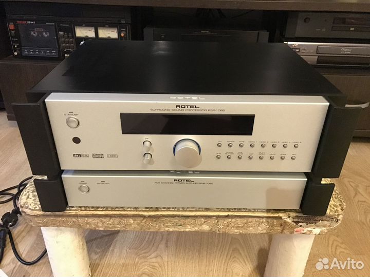 Процессор Rotel RSP-1068 + мощник Rotel RMB-1085