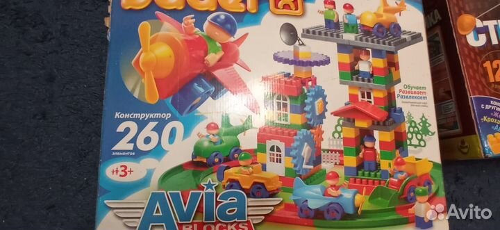 Конструкторы Bauer - 3 больших коробки