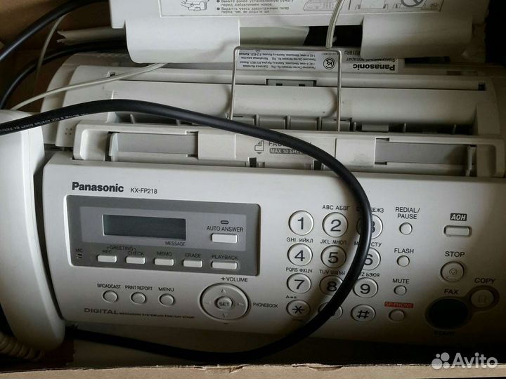 Факс panasonic KX-FP218