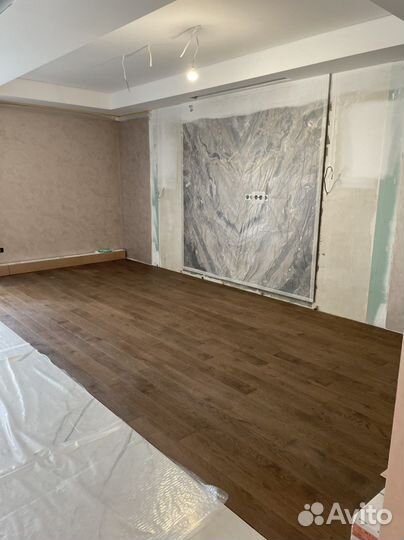 Укладка кварцвинила, паркета, ламината