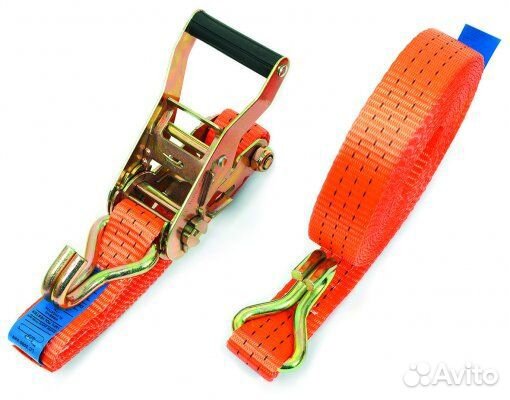 Стяжной ремень для прицепа, нагрузка 1,0/2,0т, L