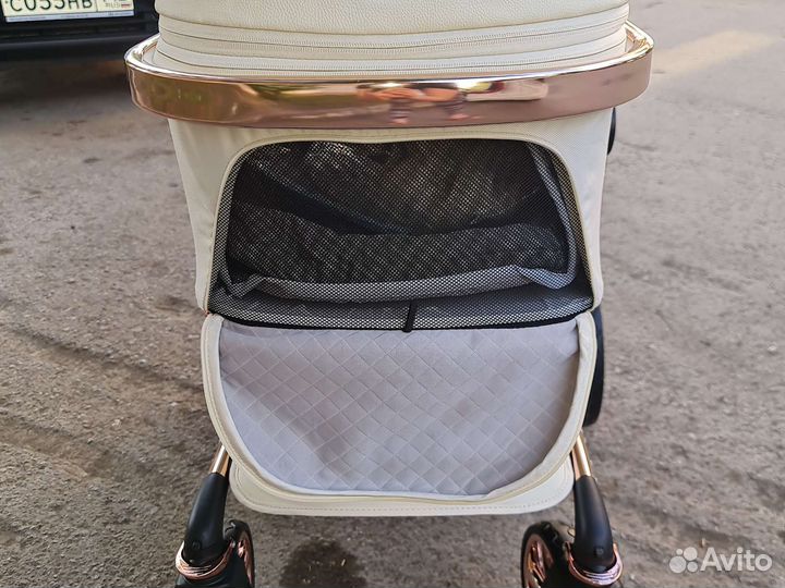 Коляска с рождения новая