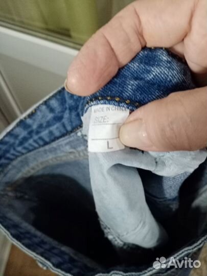 Джинсовая юбка миди