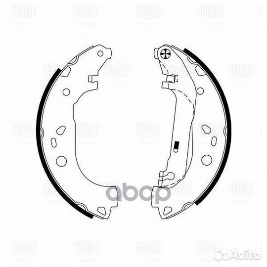 Колодки тормозные ford tourneo connect (02) /TR