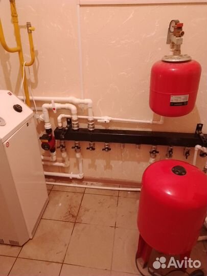 Услуги сантехника отопление теплый пол