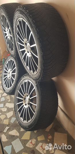 Диски с резиной на mercedes r18