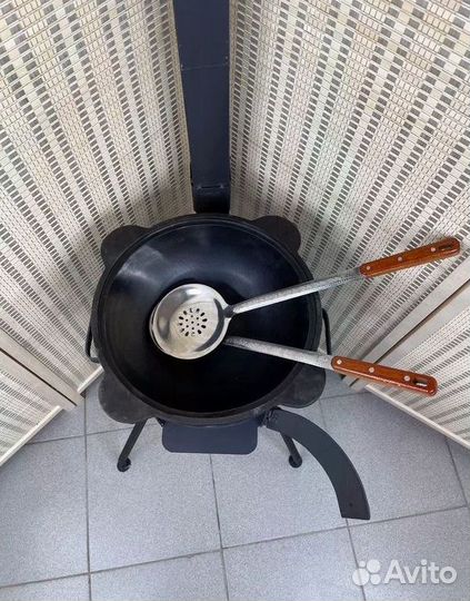 Казан чугунный узбекский