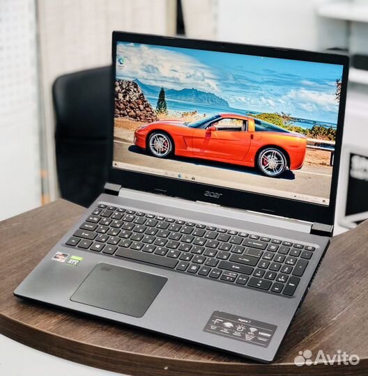 Игровой Acer 15,6/144Гц/Ryzen 5/3050Ti/Гарантия