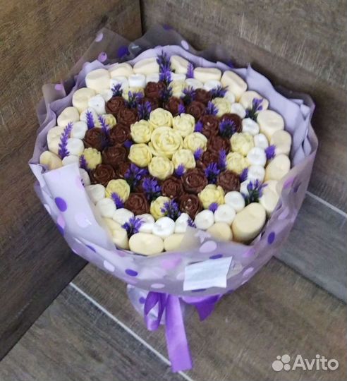 Шоколадные розы букет цветы