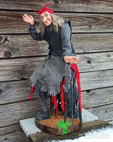 Авторская кукла баба Яга из сказки