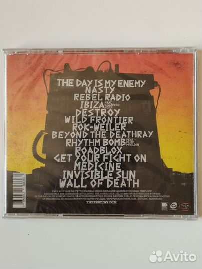 The Prodigy - The Day Is May Enemy лиценз. Cd Союз