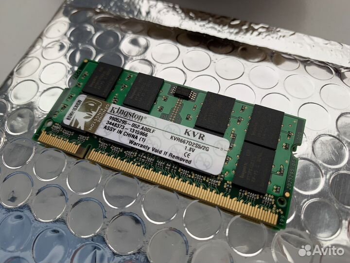 Оперативная память Kingston DDR2 kvr667d2s5/2G