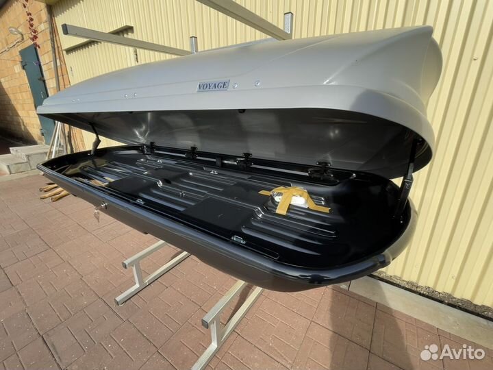 Автобокс Voyage 670л 235см цвет Серый матовый