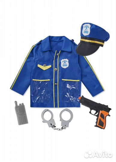 Костюм полицейского карнавальный 110-122