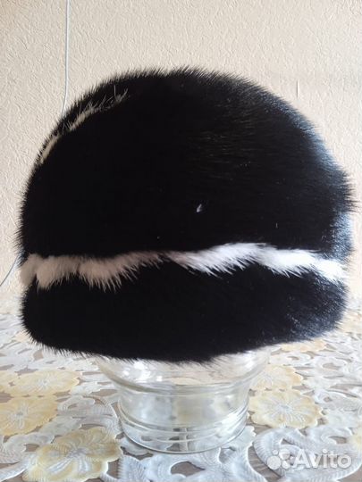 Шапка норковая женская