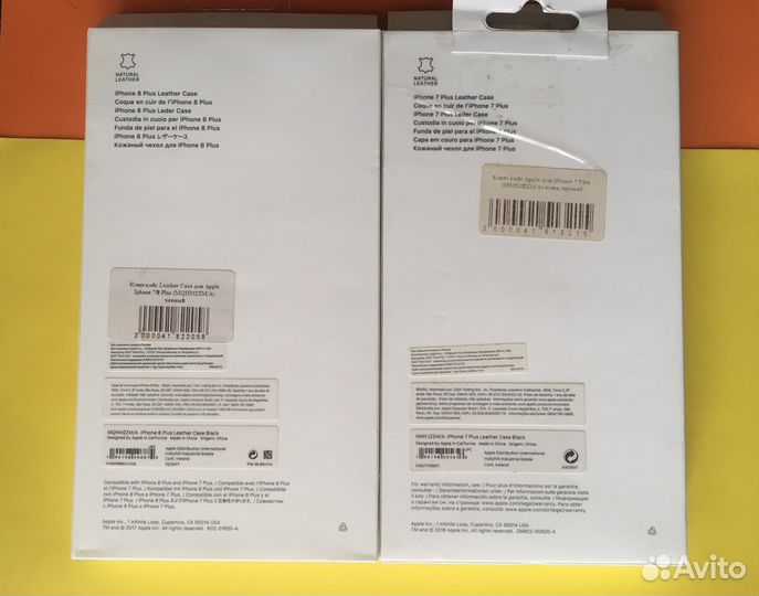 Чехол на iPhone 7 8 plus оригинал кожаный новый