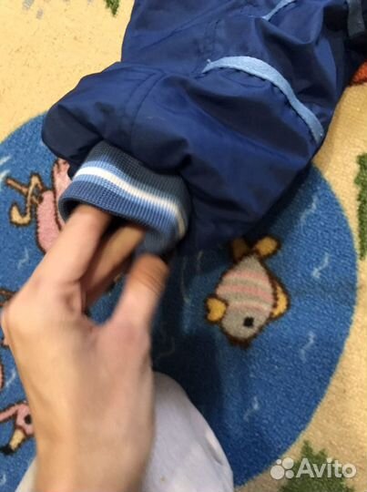 Зимний комбинезон на мальчика 74