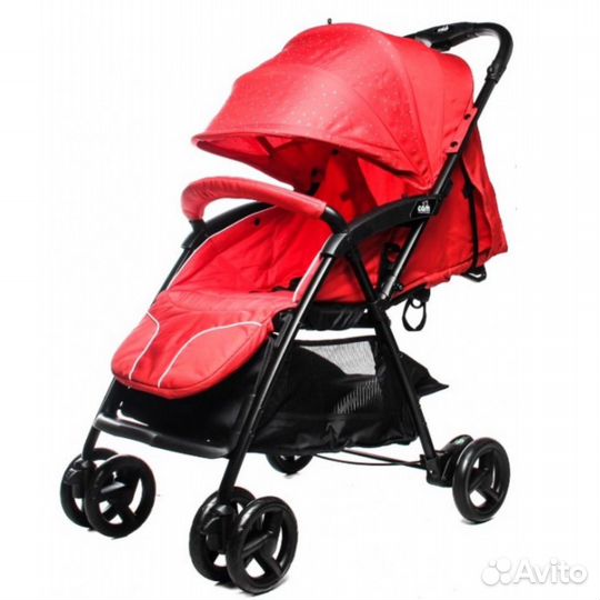 Коляска Cam curvi красная
