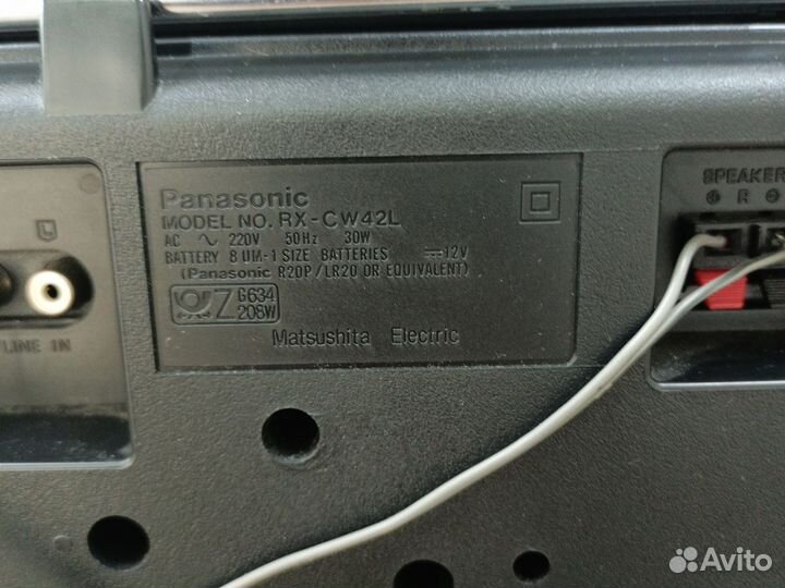 Магнитофон Panasonic rx -cw42L