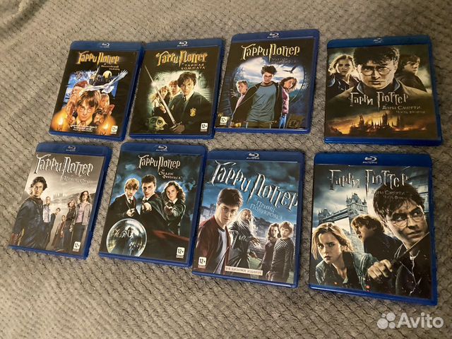 Гарри Поттер коллекция из 8 фильмов Blu ray