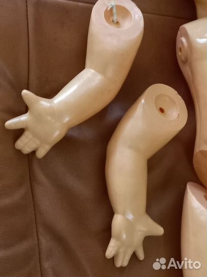 Кукла пупс целлулоид СССР пловчиха. Большая