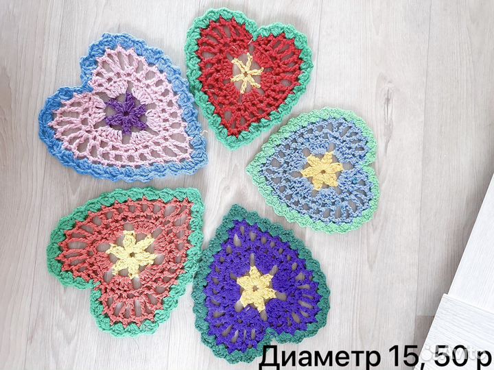 Вязаные салфетки