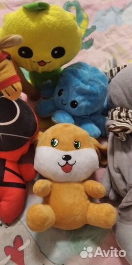 Игрушки пакетом мягкие