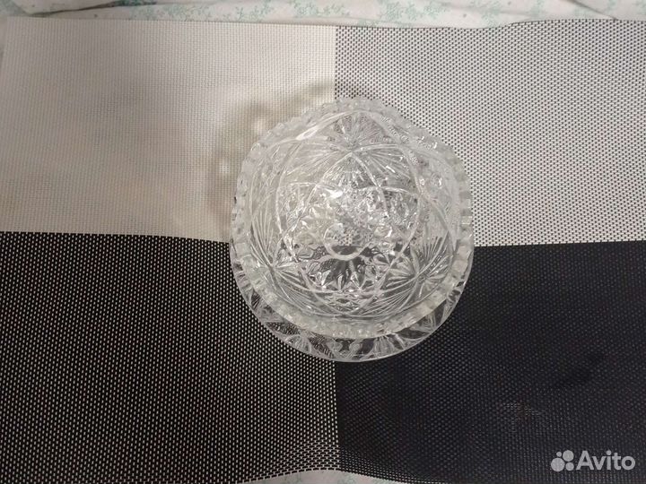 Пепельница хрустальная СССР и салатник
