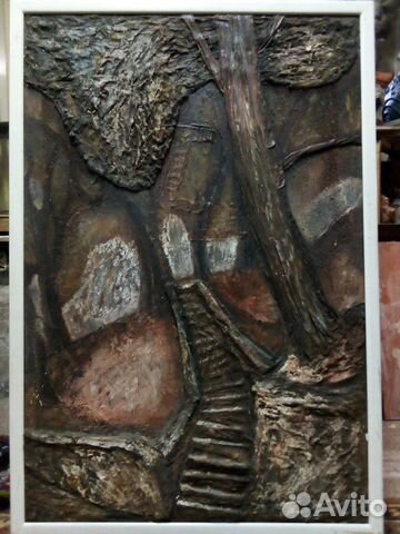 Панно декоративное рельефное