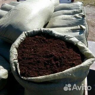 Торф мешках