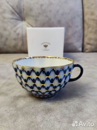 Новые чайные пары ифз: 250 мл, Кобальтовая сетка