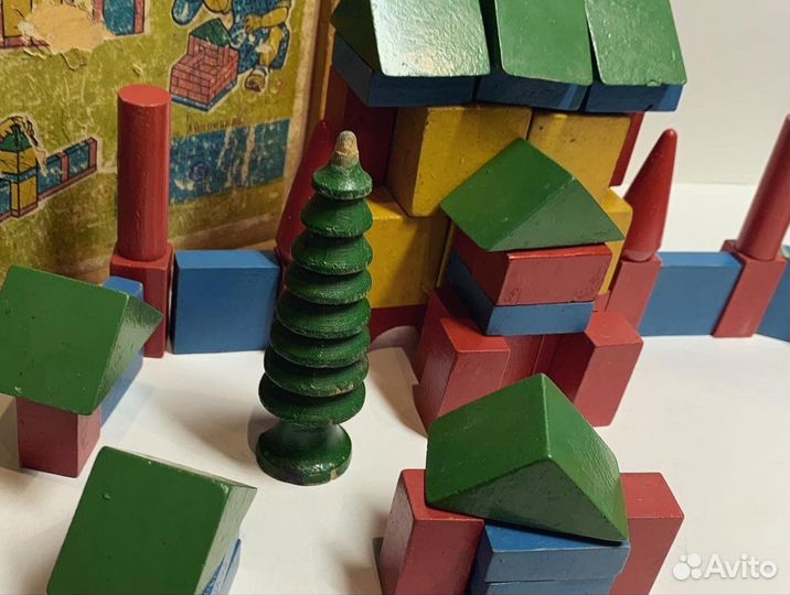 Кубики деревянные СССР
