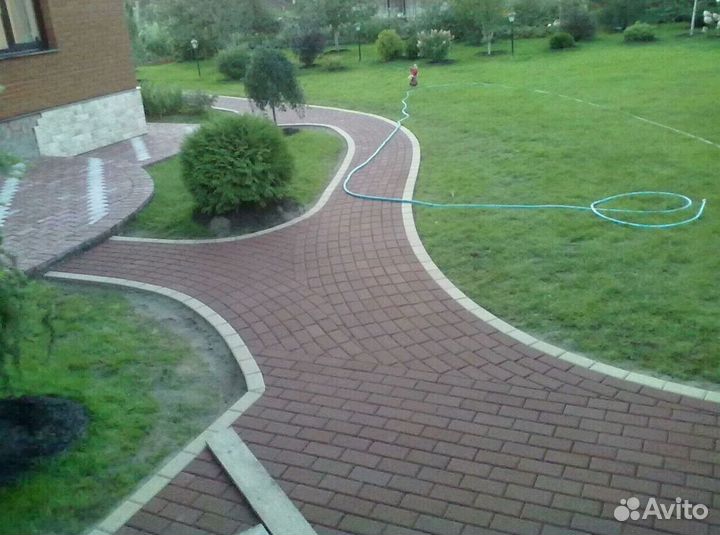 Укладка тротуарной плитки