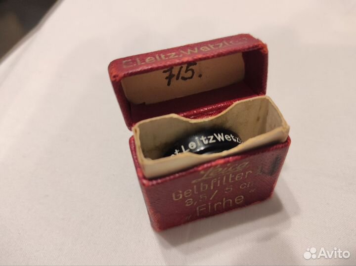 Лейка. Фильтр 3,5/5 см (Leica Gelbfilter 1)