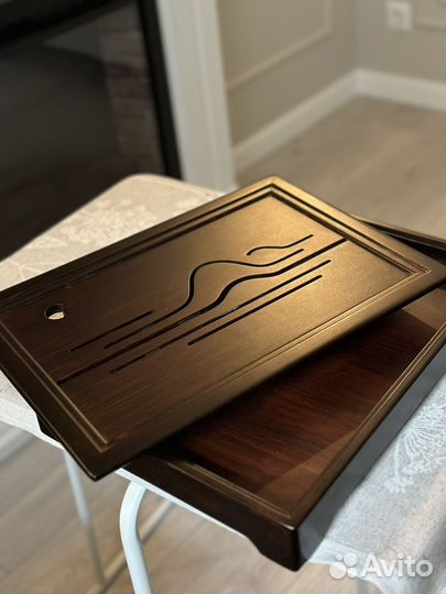 Чабань чайная доска бамбук 37х26 см