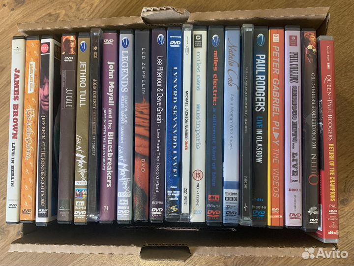 DVD диски музыкальные зарубежные