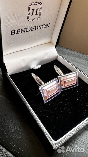 Запонки мужские henderson