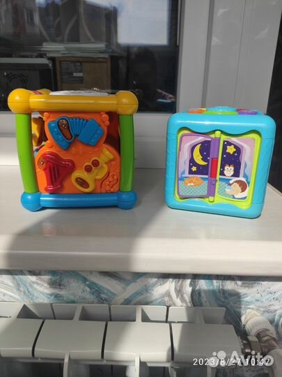 Развивающие игрушки музыкал. кубики, утка, ночник