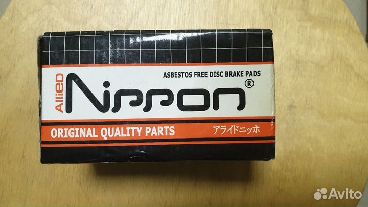 Комплект передних тормозных колодок Allied Nippon