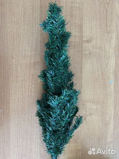 Елочные игрушки и мишура пакетом + елка