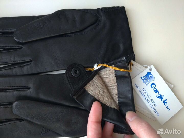 Перчатки новые натуральная кожа кашемир Edmins Gar