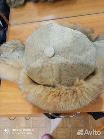 Шапка ушанка натуральный мех женская