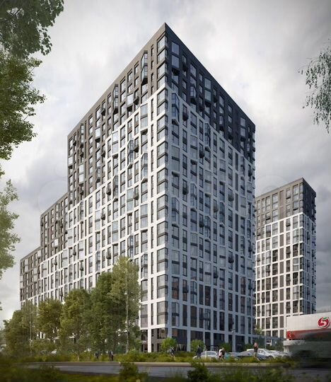 2-к. квартира, 62,7 м², 7/25 эт.