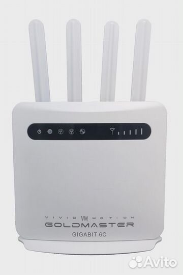Wi-Fi роутер 4G gigabit 6C, cat. 6, до 300 Мбит/с